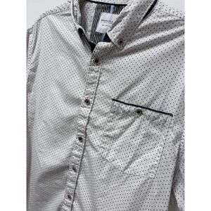 Denim & Flower Nordstrom's Men's Button Down Polka Dots L Casual Shirt